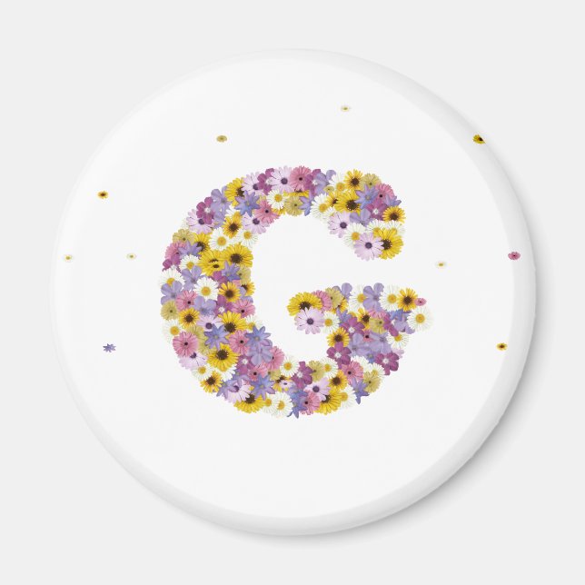 Flower brev g magnet (Framsidan)