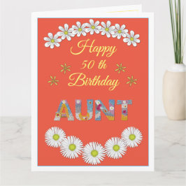 Flower brev Moster Personlig Birdday Card Kort
