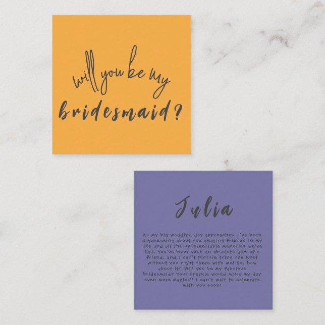 Flower Bröllop Inbjudningskort för möhippa (Fram/baksida)