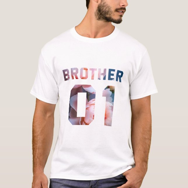 Flower Brother 01 T Shirt (Framsida)