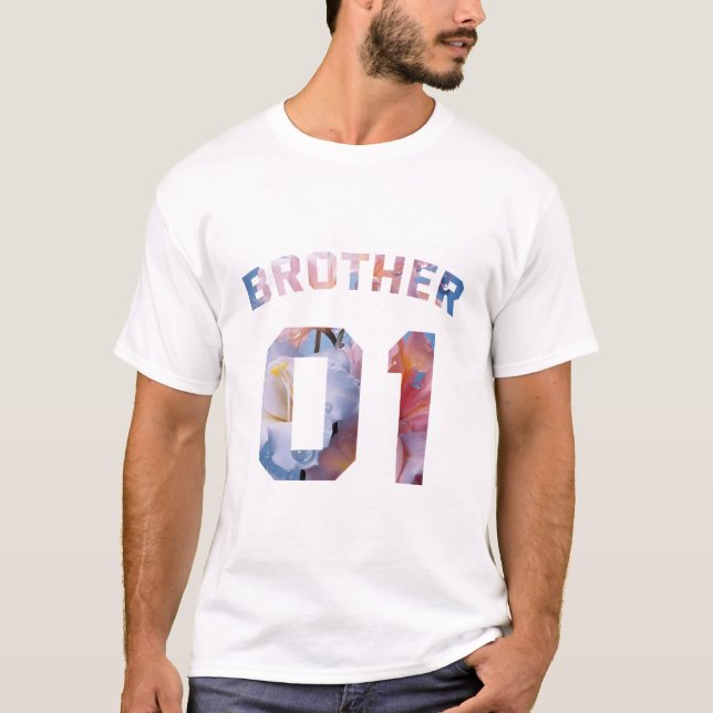 Flower Brother 01 T Shirt (Framsida)