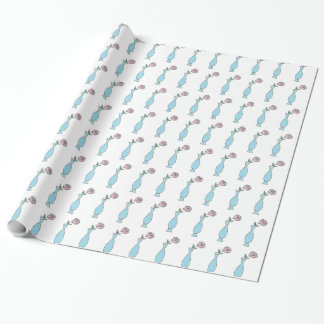 Flower Bud Vas Decorative Teckning Presentpapper