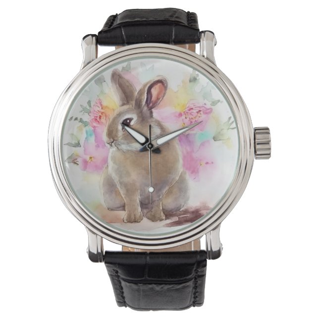 Flower Bunny Armbandsur (Framsida)