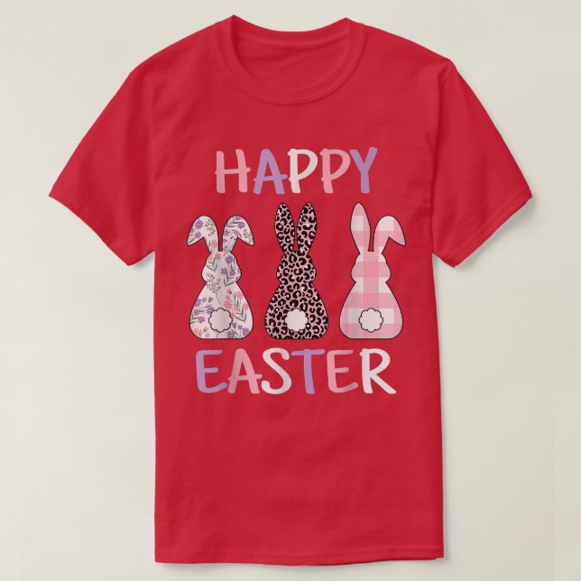 Flower Bunny Rabbit T Shirt (Design framsida)