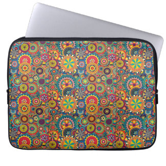 Flower Burks Pinjul Laptop Sleeve