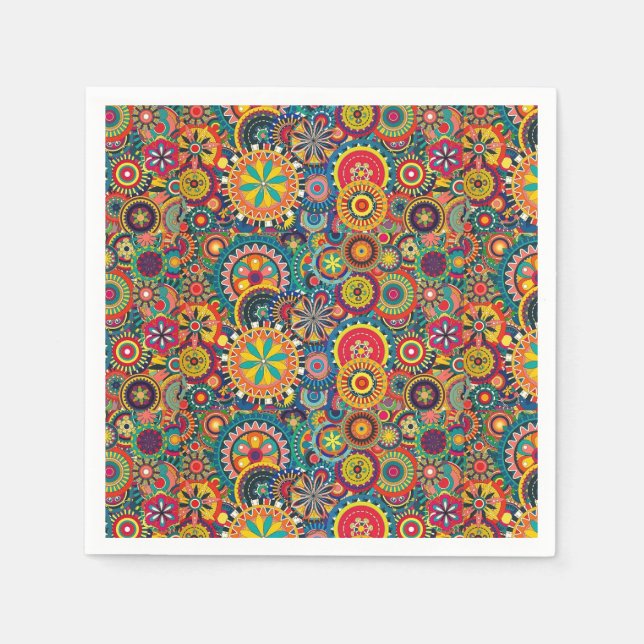 Flower Burks Pinjul Pappersservett (Framsidan)