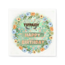 Flower & Butterfly Birthday