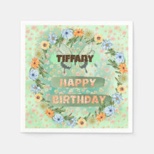 Flower & Butterfly Birthday