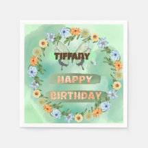 Flower & Butterfly Birthday