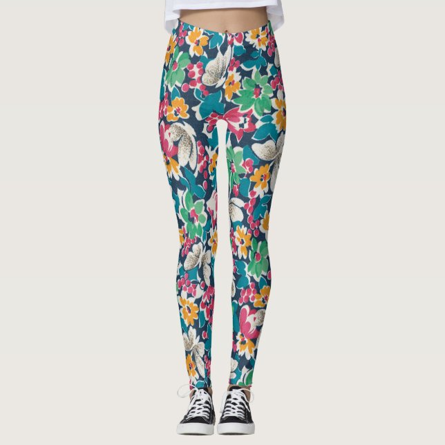Flower Butterfly Leggings (Framsida)