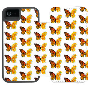 Flower Butterfly med Gult California Poppy