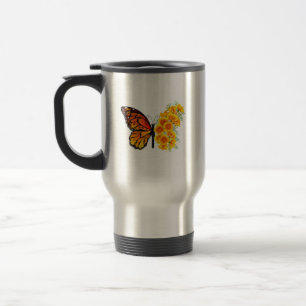 Flower Butterfly med Gult California Poppy Resemugg