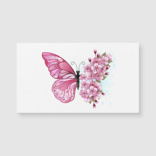 Flower Butterfly med Rosa Sakura