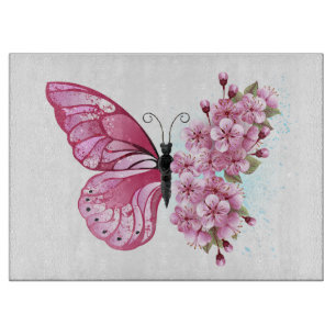 Flower Butterfly med Rosa Sakura