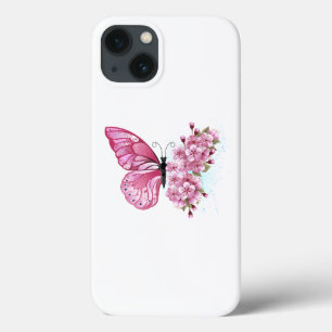 Flower Butterfly med Rosa Sakura