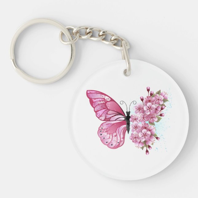 Flower Butterfly med Rosa Sakura (Framsidan)