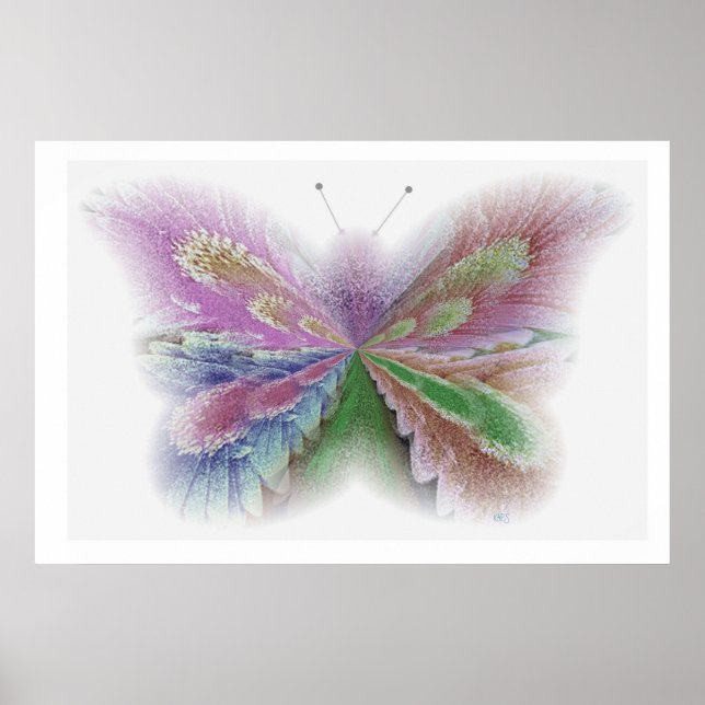 Flower Butterfly Poster (Framsidan)