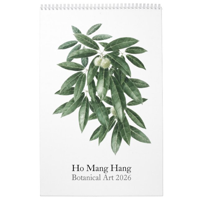 Flower calendar by Ho Mang Hang 2026 Kalender (Omslag)