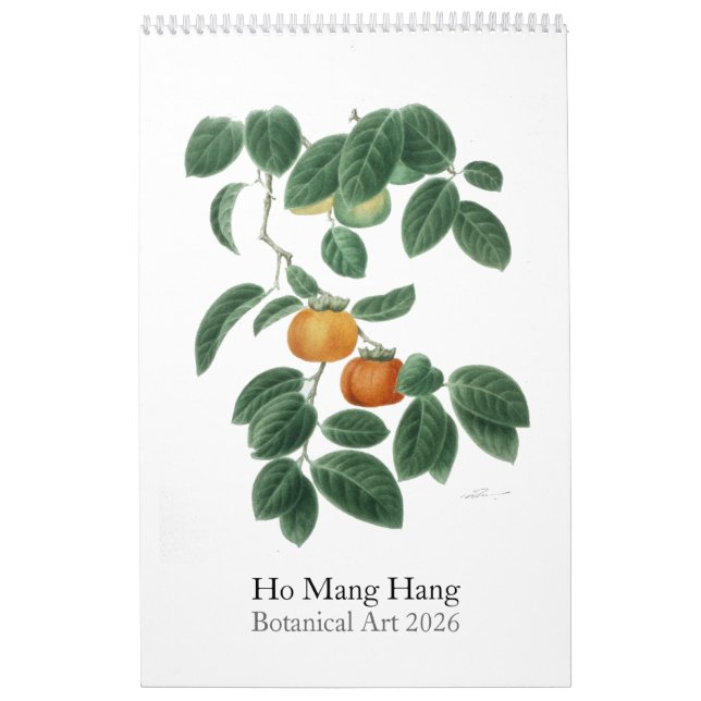 Flower calendar by Ho Mang Hang 2026 Kalender (Omslag)
