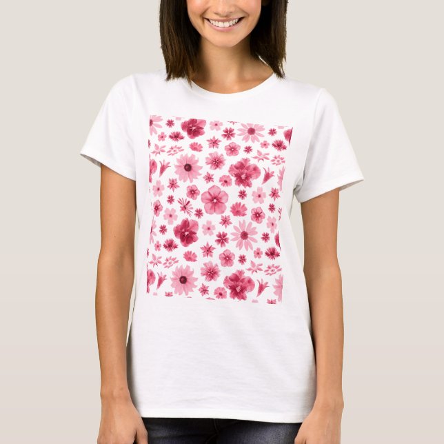 flower camiseta t shirt (Framsida)