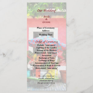 Flower Cart San Juan Bröllopsprogram Program
