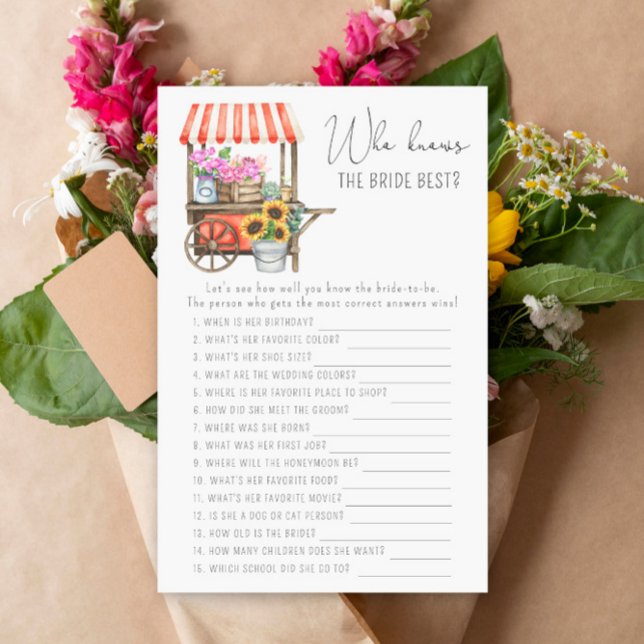 Flower cart - Vem vet vilken briljant som är bäst (Skapare uppladdad)