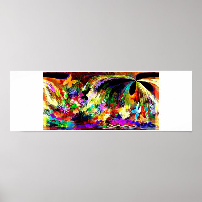 Flower Cascade Poster (Framsidan)