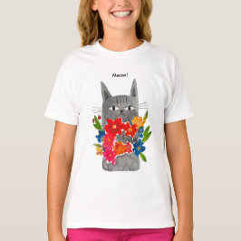 Flower Cat T Shirt