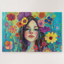 Flower Child Jigszle Puzzle