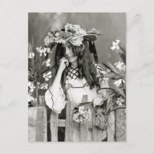 Flower Child på hennes tid: 1902 Vykort
