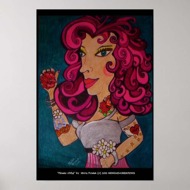 ’Flower Child’ Poster (Framsidan)