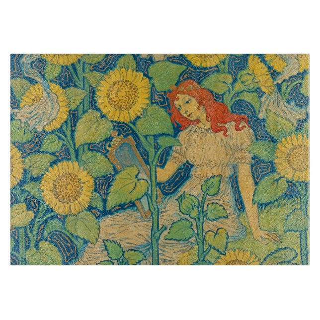 Flower Child Woman in Solros Garden (Framsidan)