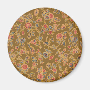 Flower Chintz Söt Soft Blommigt Design Magnet