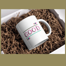 Flower Citate Text Sommar Kaffemugg