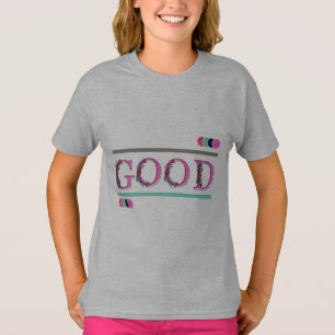 Flower Citate Text Sommar T Shirt