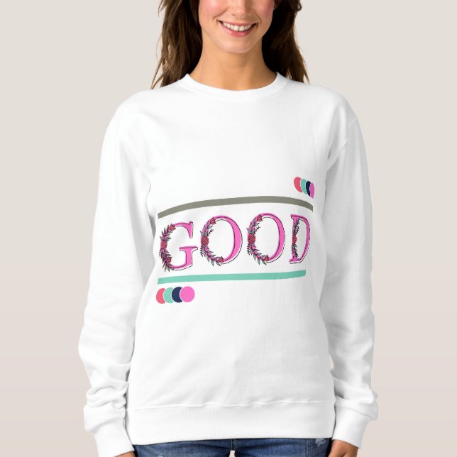 Flower Citate Text Sommar T Shirt (Framsida)