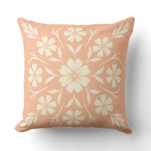 Flower Clock Medallion Coral