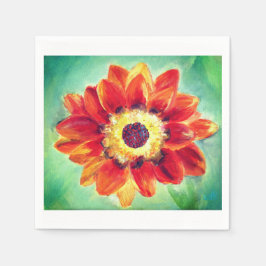 Flower Cocktail Papper Napkins Pappersservett