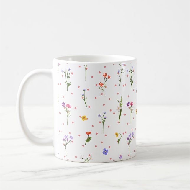 Flower Coffee Mugg (Vänster)