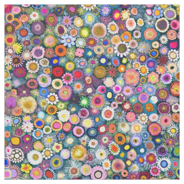 Flower Couture Fabric Tyg (Provkarta)