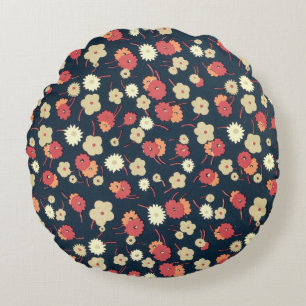 Flower Cushion Rund Kudde