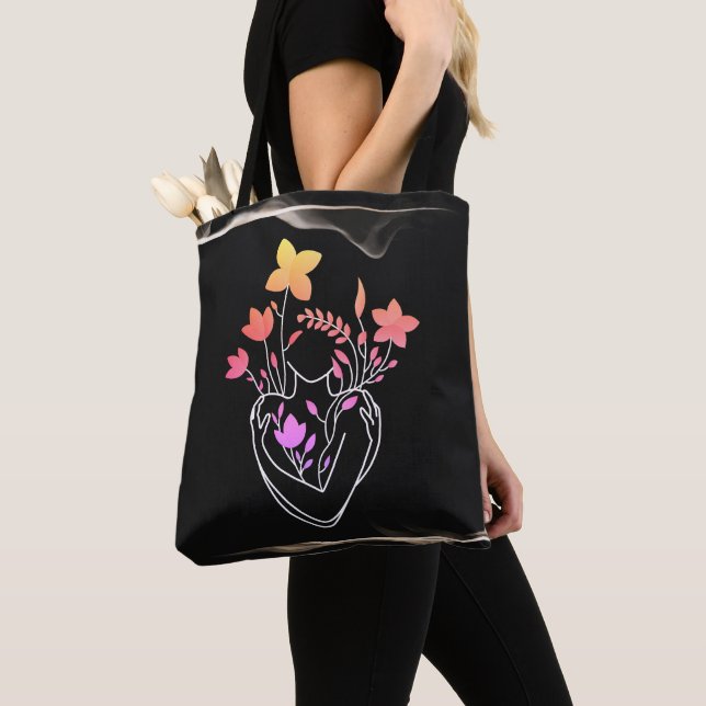 Flower Dam - Venus Mix Edition Crossbody Bag Tygkasse (Närbild)
