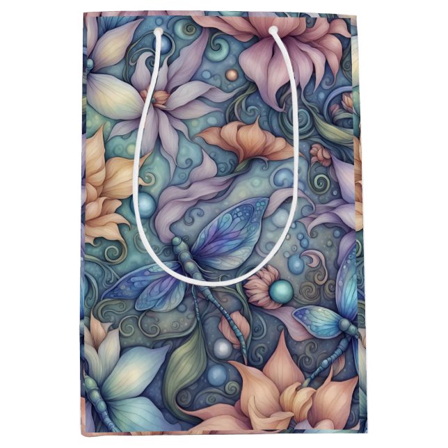 FLower Damask Blue Guld (Framsidan)