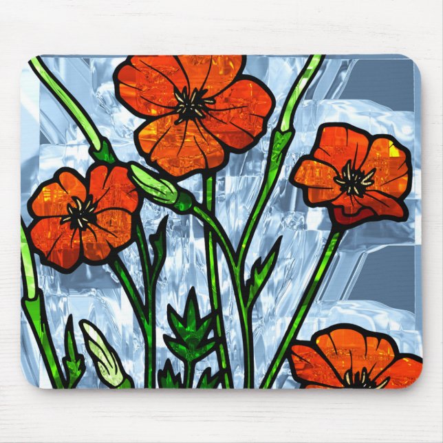 Flower Decor 40 Mousepads Musmatta (Framsidan)