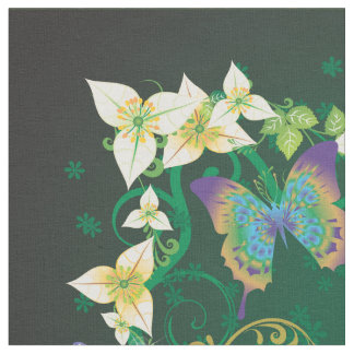 Flower Decor 4 Anpassningsbar Fabric Tyg
