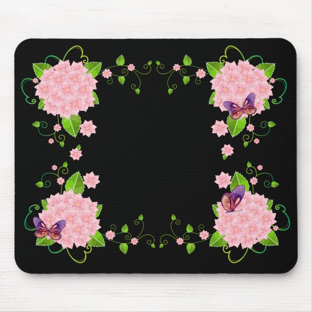 Flower Decor 7 Mousepad Musmatta (Framsidan)