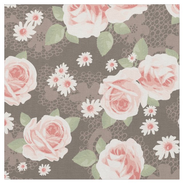 Flower Decor 80 Anpassningsbars Fabrics Tyg (Närbild)