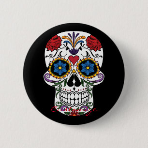 Flower Decorated Human Skull Art Thunder_Cove Knapp