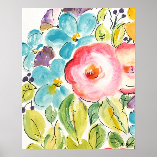 Flower Delight II Poster (Framsidan)