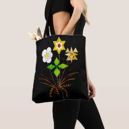 "Flower Delivery" Shoulder Tote Tygkasse